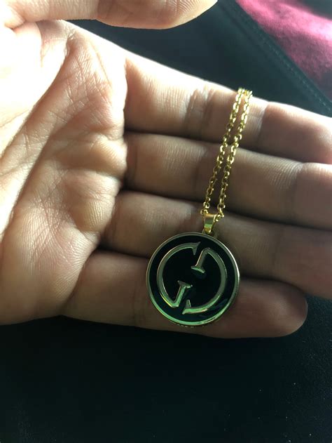 fake mens gucci necklace|vintage gucci necklace.